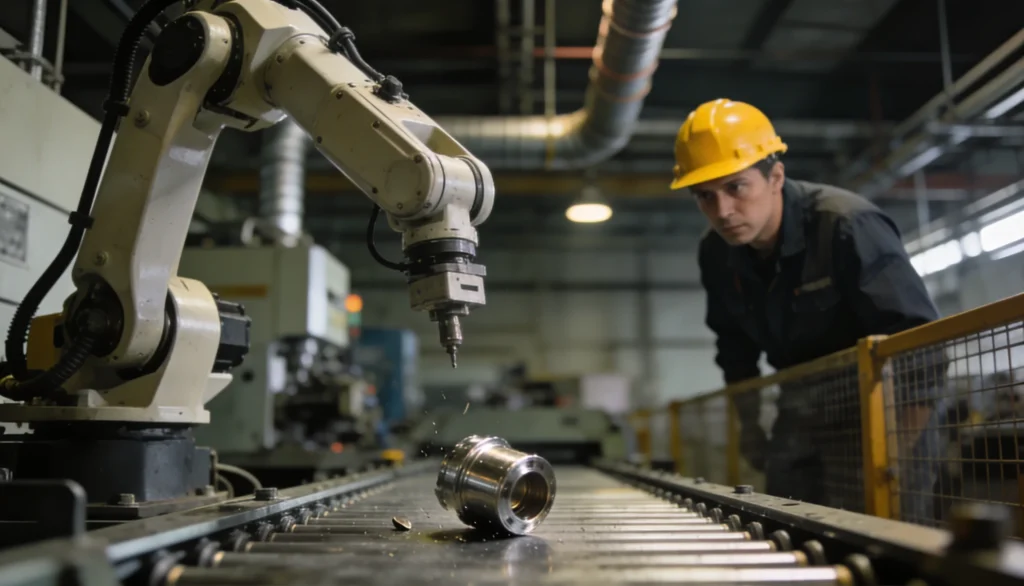 Programación de robot para manipulación de materiales