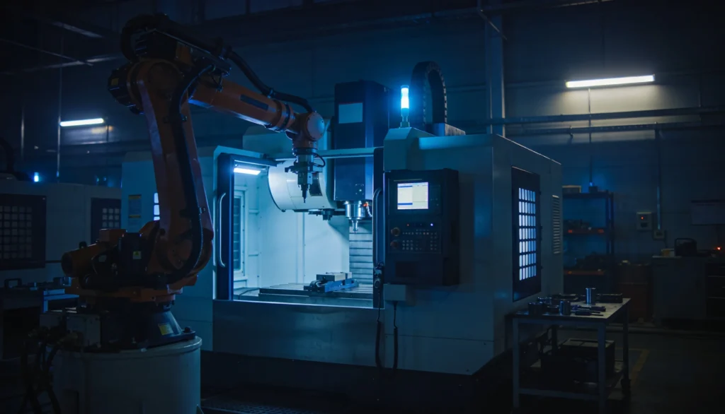Programación de robot para Machine Tending